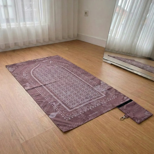 Tapis de prière de voyage Nusa Fold – Doha – Rose poudré