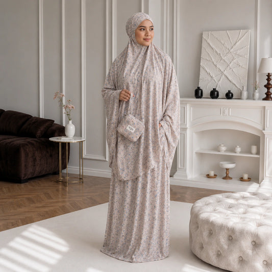 Ensemble de prière Nusa Flower – Beige