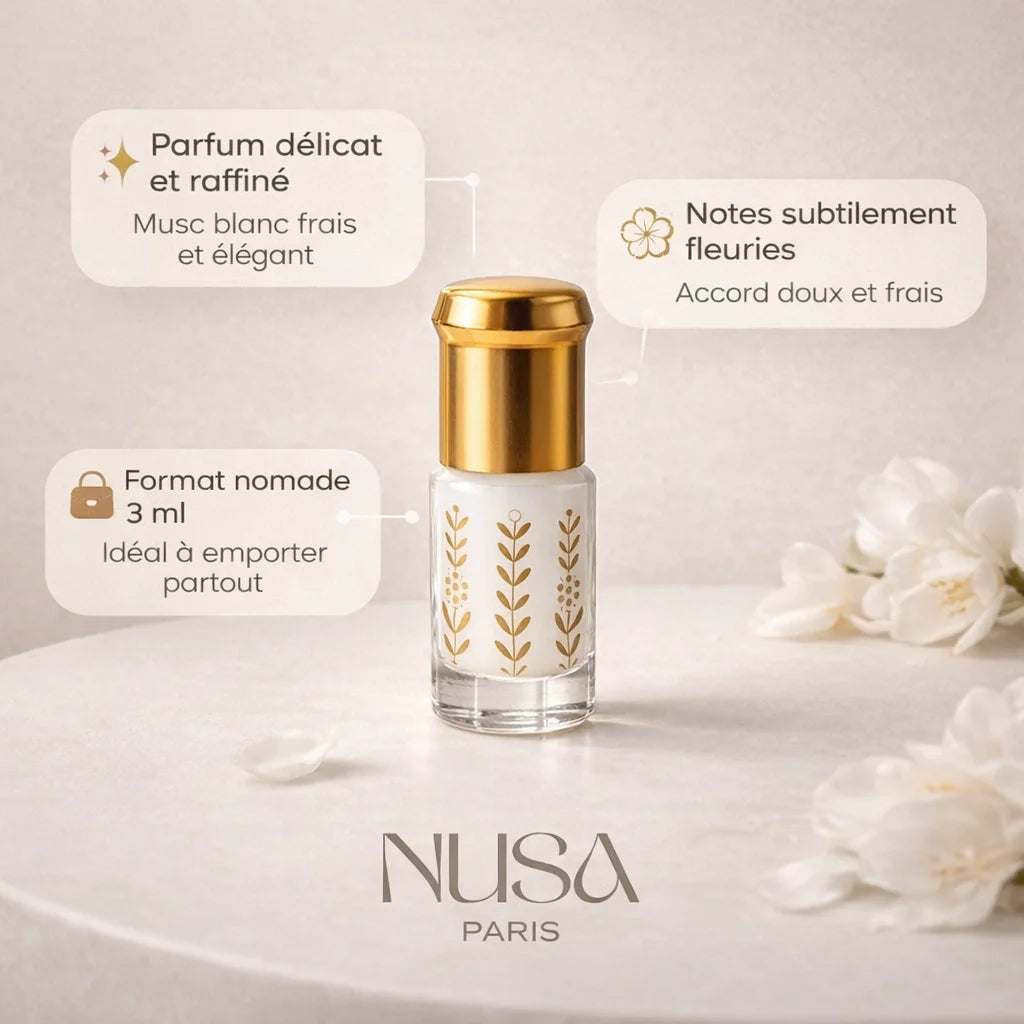 Musc Tahara Blanc – Parfum - 3ml