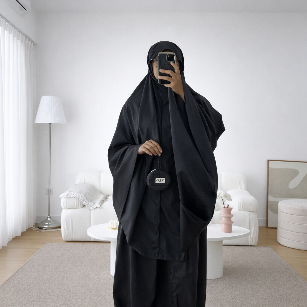 Tenue de prière Transportable- Nusa — Java — Noir – Nusa Paris