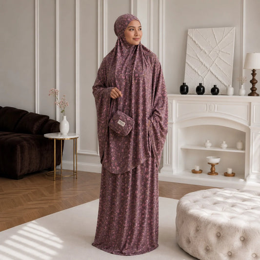 Ensemble de prière Nusa Flower – Rose Foncé